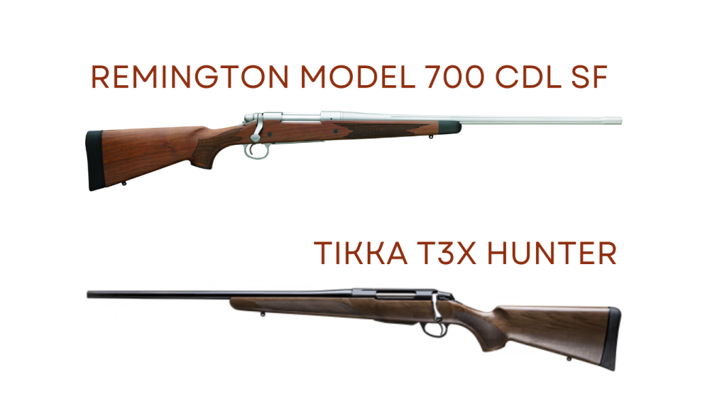 Remington Model 700 CDL SF vs Tikka T3x Hunter: Карабіни для мисливців та захисників