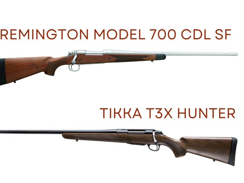 Remington Model 700 CDL SF vs Tikka T3x Hunter: Карабіни для мисливців та захисників
