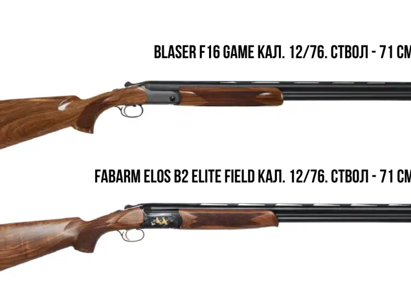 Blaser F16 Game vs Fabarm Elos B2 ELITE Field: Порівняння мисливських рушниць 12 калібру